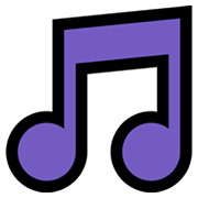 Emoji 🎵 Nota Musicale su Microsoft Windows 11.