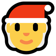 🧑‍🎄 Emoji Weihnachtsperson Microsoft Windows 11.