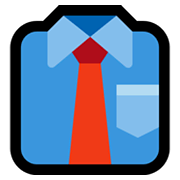 Emoji 👔 Cravatta su Microsoft Windows 11.
