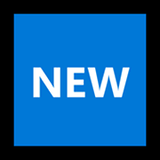 🆕 Emoji Botão «NEW» na Microsoft Windows 11.