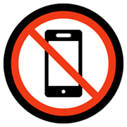 📵 Emoji Prohibido El Uso De Móviles en Microsoft Windows 11.
