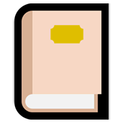 📔 Emoji Cuaderno Con Tapa Decorativa en Microsoft Windows 11.