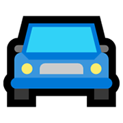 🚘 Emoji Vorderansicht Auto Microsoft Windows 11.