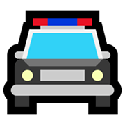 🚔 Emoji Coche De Policía Próximo en Microsoft Windows 11.