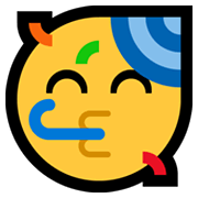 Emoji 🥳 Faccina Che Festeggia su Microsoft Windows 11.