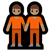 🧑🏽‍🤝‍🧑🏽 Emoji Dos Personas Dándose La Mano: Tono De Piel Medio en Microsoft Windows 11.
