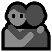 🫂 Emoji Gente abrazando en Microsoft Windows 11.