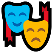 Emoji 🎭 Maschere su Microsoft Windows 11.