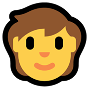 🧑 Emoji Persona Adulta en Microsoft Windows 11.