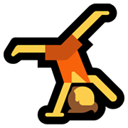 Emoji 🤸 Persona Che Fa La Ruota su Microsoft Windows 11.
