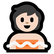 🧖🏻 Emoji Persona En Una Sauna: Tono De Piel Claro en Microsoft Windows 11.
