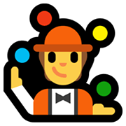 🤹 Emoji Jongleur(in) Microsoft Windows 11.
