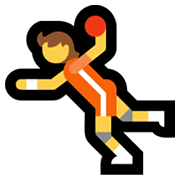 Émoji 🤾 Personne Jouant Au Handball sur Microsoft Windows 11.