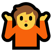 🤷 Emoji Persona Encogida De Hombros en Microsoft Windows 11.