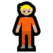 Emoji 🧍🏼 Persona In Piedi: Carnagione Abbastanza Chiara su Microsoft Windows 11.