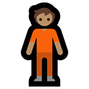 Emoji 🧍🏽 Persona In Piedi: Carnagione Olivastra su Microsoft Windows 11.