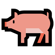 🐖 Emoji Schwein Microsoft Windows 11.