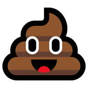 Emoji 💩 Cacca su Microsoft Windows 11.