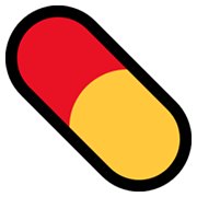 Emoji 💊 Pillola su Microsoft Windows 11.