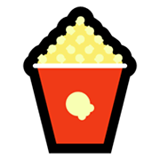 Emoji 🍿 Popcorn su Microsoft Windows 11.