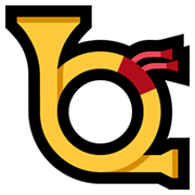 Emoji 📯 Corno Postale su Microsoft Windows 11.