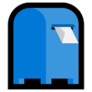 Emoji 📮 Cassetta Delle Lettere su Microsoft Windows 11.
