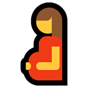 🤰 Emoji Mujer Embarazada en Microsoft Windows 11.
