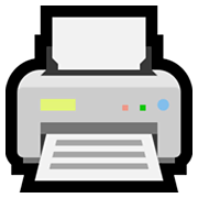 🖨️ Emoji Impresora en Microsoft Windows 11.