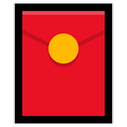 Émoji 🧧 Enveloppe Rouge sur Microsoft Windows 11.
