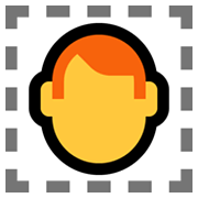 Emoji 🦰 Capelli Rossi su Microsoft Windows 11.