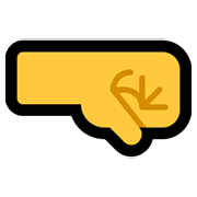 Emoji 🤜 Pugno A Destra su Microsoft Windows 11.