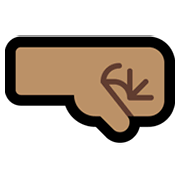 Emoji 🤜🏽 Pugno A Destra: Carnagione Olivastra su Microsoft Windows 11.