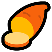 🍠 Emoji geröstete Süßkartoffel Microsoft Windows 11.