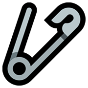 Emoji 🧷 Spilla Da Balia su Microsoft Windows 11.