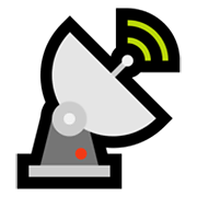 📡 Emoji Antena Parabólica na Microsoft Windows 11.