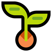 🌱 Emoji Planta Joven en Microsoft Windows 11.