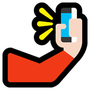 🤳🏻 Emoji Selfie: helle Hautfarbe Microsoft Windows 11.