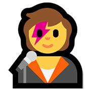 🧑‍🎤 Emoji Cantor na Microsoft Windows 11.