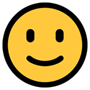 🙂 Emoji leicht lächelndes Gesicht Microsoft Windows 11.