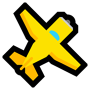 🛩️ Emoji Avião Pequeno na Microsoft Windows 11.