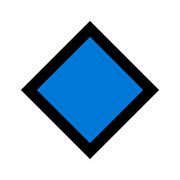 🔹 Emoji Rombo Azul Pequeño en Microsoft Windows 11.
