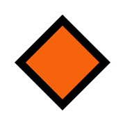 Émoji 🔸 Petit Losange Orange sur Microsoft Windows 11.
