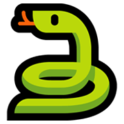 🐍 Emoji Serpiente en Microsoft Windows 11.