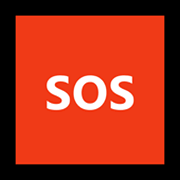 🆘 Emoji SOS-Zeichen Microsoft Windows 11.