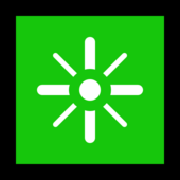Emoji ❇️ Scintilla Stilizzata su Microsoft Windows 11.