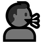 Emoji 🗣️ Persona Che Parla su Microsoft Windows 11.
