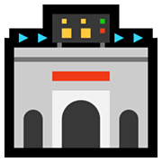Emoji 🏟️ Stadio su Microsoft Windows 11.