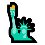 🗽 Emoji Estatua De La Libertad en Microsoft Windows 11.