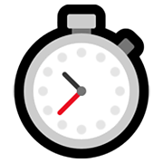 Emoji ⏱️ Cronometro su Microsoft Windows 11.