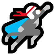 🐱‍🏍 Emoji Katzen-Stuntman Microsoft Windows 11.